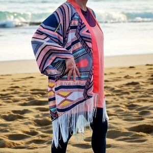 LOT BUNDLE OF 5 Trendy Womens Size 2X TOPS Blouses TUNICS Vibrant Colors SIZE 22